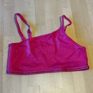 Calvin Klein asymmetrical bra top